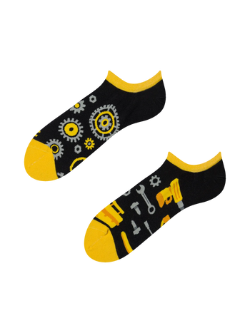 Živahne nizke nogavice za superge Mehanik