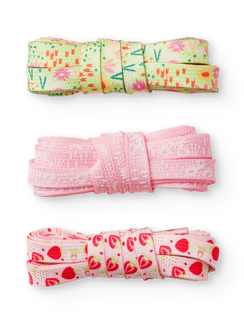 Živahni komplet 3 vezalk Cvetlični vrt