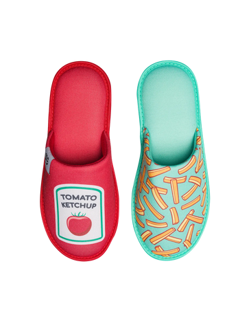 Živahni copati Ocvrt krompirček s kečapom