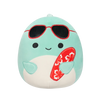 Squishmallows Delfin s sončnimi očali in desko Perry, 20 cm