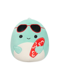 Squishmallows Delfin s sončnimi očali in desko Perry, 20 cm