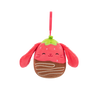 Squishmallows Clip-On Gunda – s čokolado oblit jagodni zajček, 9 cm