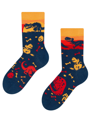 Živahne otroške nogavice Svet dinozavrov