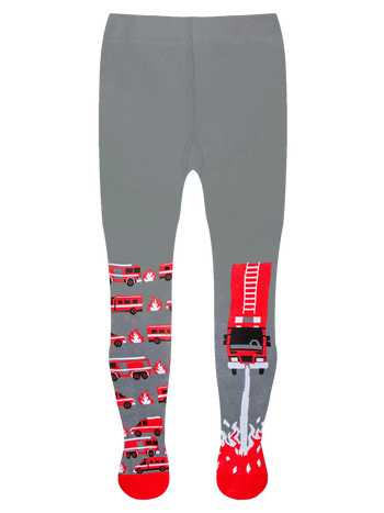 Nedrseče otroške hlačne nogavice Gasilci v akciji