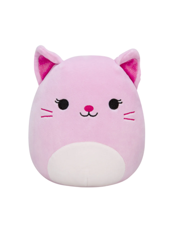 SQUISHMALLOWS Bleščeče rožnata mačka Celenia, 20 cm
