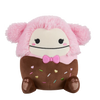 Squishmallows Brina – s čokolado oblit rožnati jeti z rožnatim metuljčkom, 20 cm