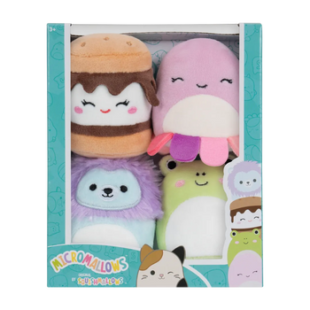 Squishmallows Micromallows 4-delni set – Wendy, Jeanne, Carmelita, Lucia