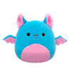 Squishmallows Boyle – modri leteči netopir z rožnatim trebuhom, 20 cm