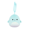 Squishmallows obesek za ključe Shah – kit z mavričnim trebuhom, 9 cm