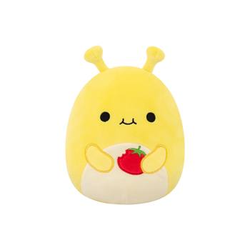 Squishmallows Zarina – rumeni bananin polž s paradižnikom, 20 cm