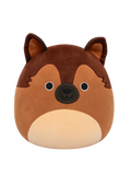 Squishmallows Mario – rjavi nemški ovčar, 30 cm