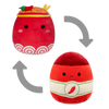 Squishmallows 2 v 1 Rdeči ognjeni rezanci Odion / Sriracha Illia, 13 cm