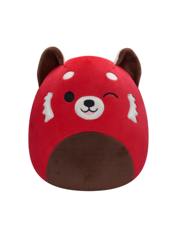 Squishmallows Mežikajoča rdeča panda Cici, 20 cm