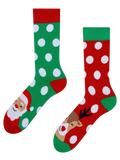Živahne tople nogavice Santa in Rudolf