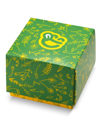 Kvadratna darilna škatla Spomladanske rože