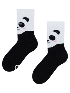 Živahne tople otroške nogavice Vesela panda