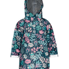 Živahni otroški dežni plašč Listi in hrošči
