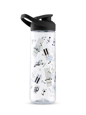 Živahna steklenica za vodo Klavirska glasba, 700 ml