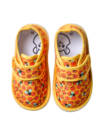 Živahni copati za dojenčka Čebelice