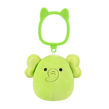 Squishmallows obesek za ključe Franky – limetasto zeleni slon, 9 cm