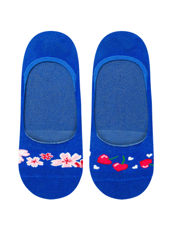 Živahne skrite nizke nogavice Ljubezen do češenj