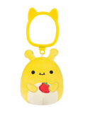 Squishmallows obesek za ključe Zarina – rumeni bananin polž, 9 cm