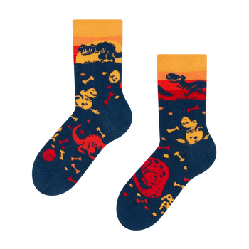 Živahne otroške nogavice Svet dinozavrov