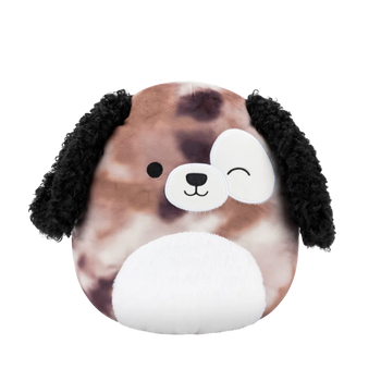 Squishmallows Zerdan – mežikajoči marmorirani pes, 30 cm