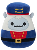 Squishmallows Yuri – beli jeti v hrestačevi opravi, 20 cm