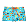 Živahne otroške elastične plavalne hlače Morski svet