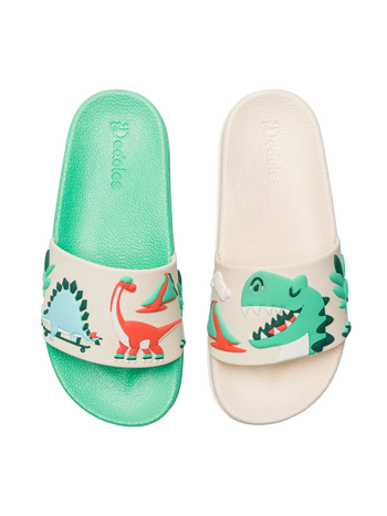 Živahni otroški natikači Skatepark za dinozavre