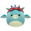 Squishmallows Zelenomodra zmajčica Tatiana z bandano, 20 cm