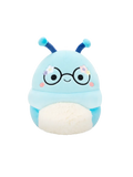 Squishmallows Cordelia – modri knjižni molj z rožami na očalih, 20 cm