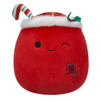 Squishmallows Carrie – mežikajoča darilna vrečka s krpanko, 20 cm