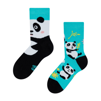 Živahne otroške nogavice Panda