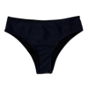 Črne srednje visoke bikini hlačke