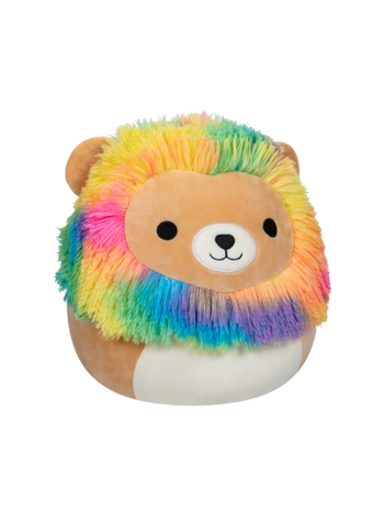 Squishmallows Grivasti mavrični lev Leonard, 30 cm