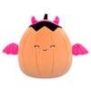 Squishmallows Margie – pastelno oranžna buča v hudičevem kostumu, 20 cm