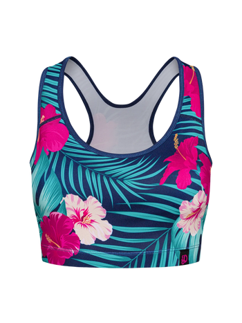 Živahni top za vadbo Tropski raj