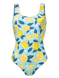 Živahne ženske enodelne kopalke Poletne limone