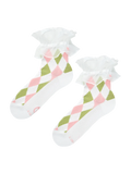 Nogavice cutecore Harlekinovski slog