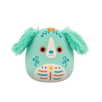 Squishmallows Day of the Dead – metino zelen zlati prinašalec Lisbeth, 20 cm