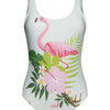 Živahne ženske enodelne kopalke Tropski flamingo