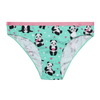 Živahne ženske hlačke Panda in srčki