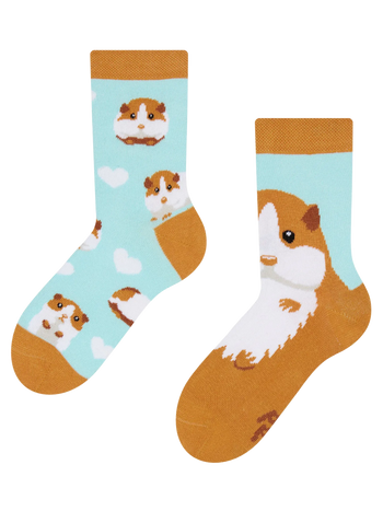 Živahne otroške nogavice Morski prašiček