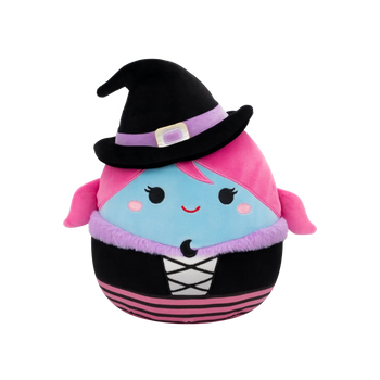Squishmallows Frances – modra čarovnica z rožnatimi lasmi, 20 cm