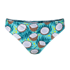 Živahne bikini hlačke Kokos
