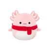 Squishmallows Archie – roza aksolotl s kosmatim šalom, 30 cm