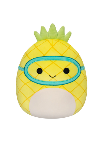 Squishmallows Ananas Maui s potapljaško masko, 20 cm