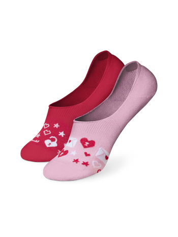 Živahne skrite nizke nogavice Ljubezenska pisma